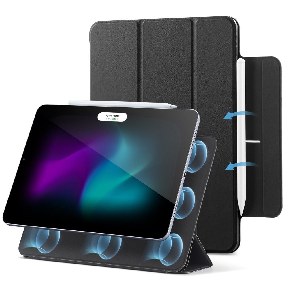 iPad Pro 11" (2025 / 2024) ESR Rebound Magnetic Flip Deksel - Svart