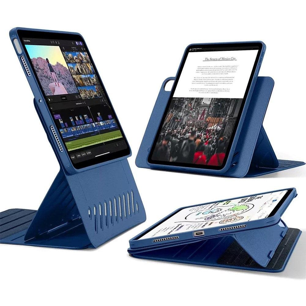 ESR iPad Air 13" (2026 / 2025 / 2024) Shift Flip Deksel med Avtakbart Deksel - Blå