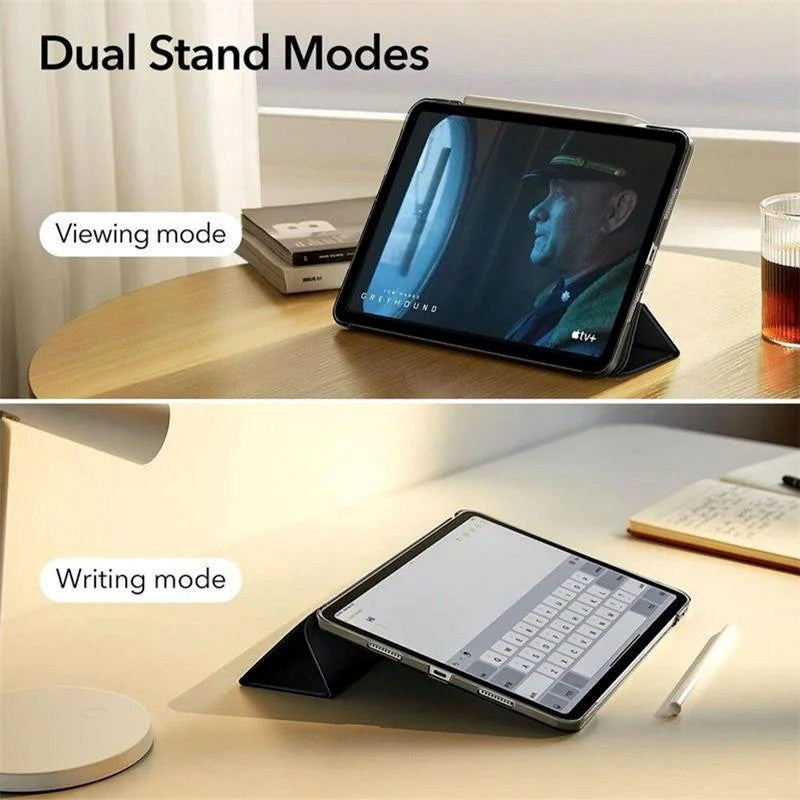 iPad Pro 13" (2025 / 2024) ESR Ascend Tri-Fold Flipdeksel - Kunstskinn - Svart