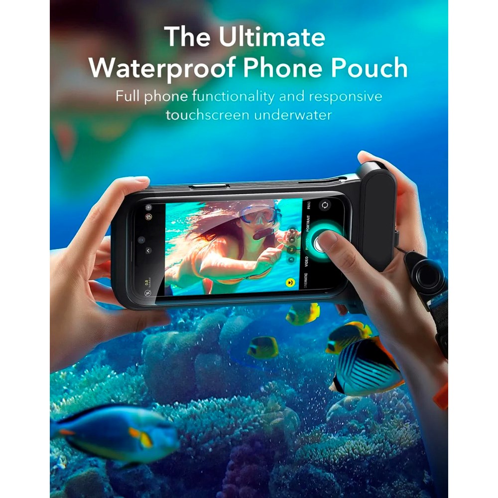ESR iPhone 15 / 14 / 13 Vanntett Case - Svart
