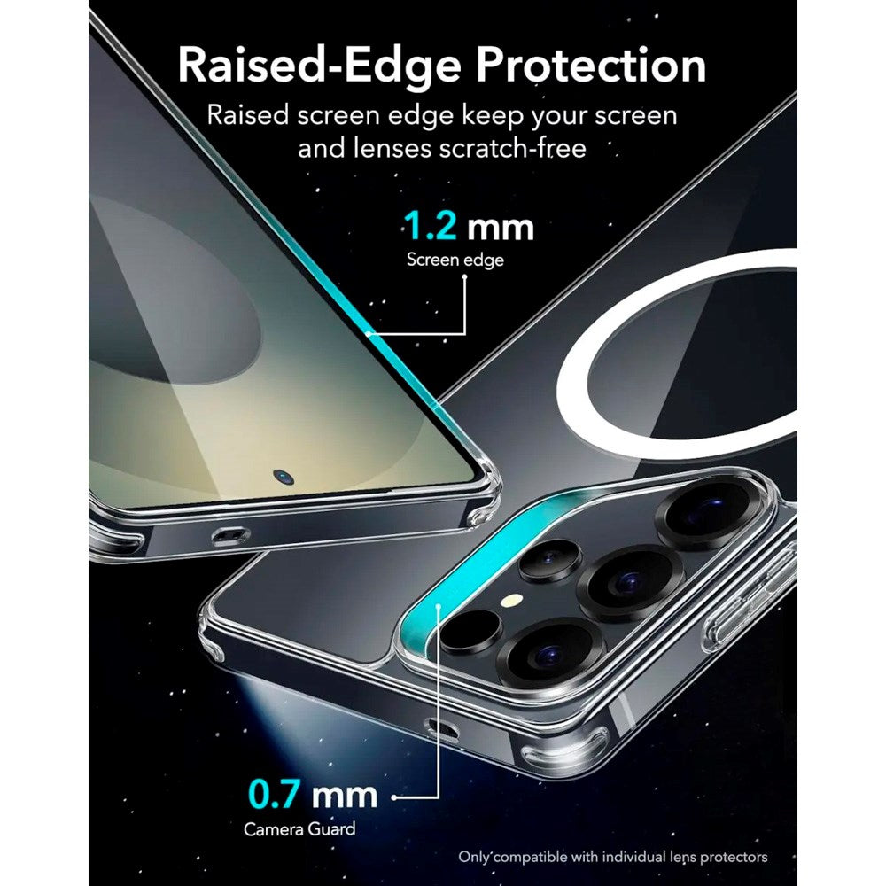 ESR Samsung Galaxy S25 Ultra Classic Hybrid Deksel - MagSafe Kompatibel - Gjennomsiktig