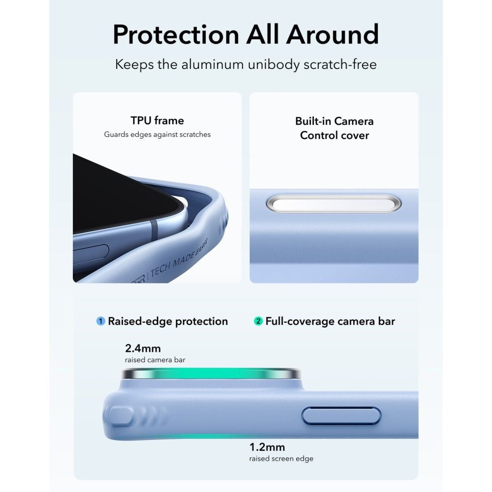 iPhone 18 Pro Max / 17 Pro Max ESR Classic Hybrid Kickstand Deksel - MagSafe Kompatibel - Blå