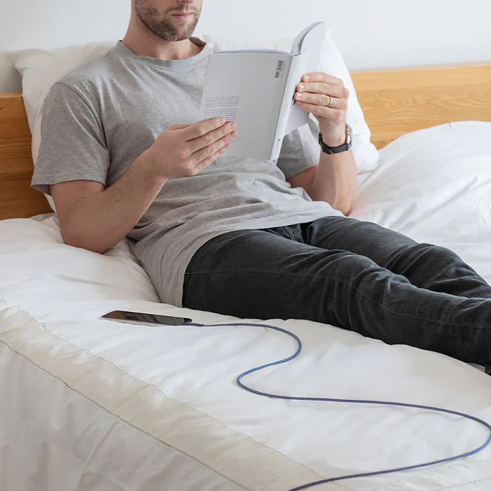 Native Union Belt Cable USB-A til Lightning med Skinnspende 3 meter. - Kosmos