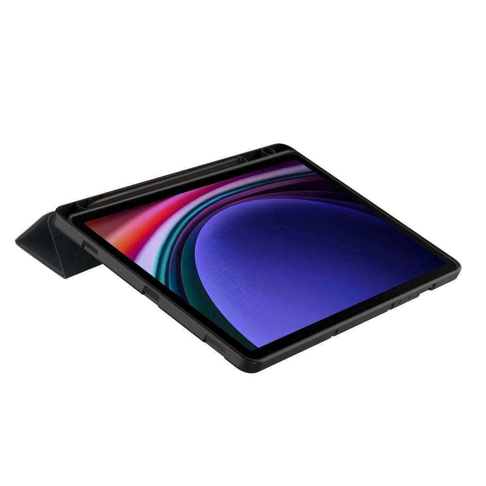 Samsung Galaxy Tab S10 FE / S9 FE Tech-Protect Smartcase Deksel med Stylus Pennholder - Svart
