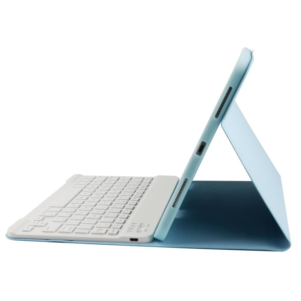 iPad 11" (2025) / iPad 10.9" (2024/2022) Tech-Protect Keyboard Deksel Med Pencil Holder - Engelsk Layout - Blå
