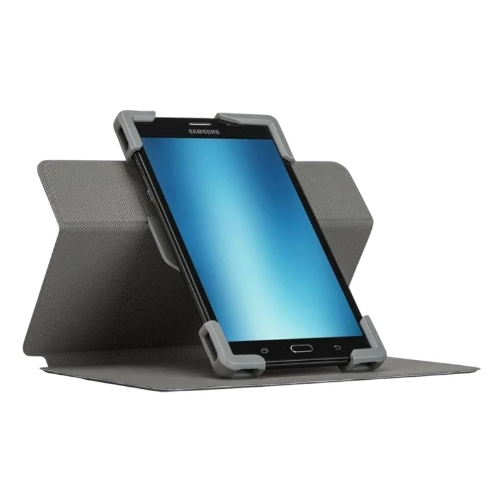 Universell Kunstskinn Flip Deksel 7-8.5" Targus SafeFit m. Stativfunksjon - Svart