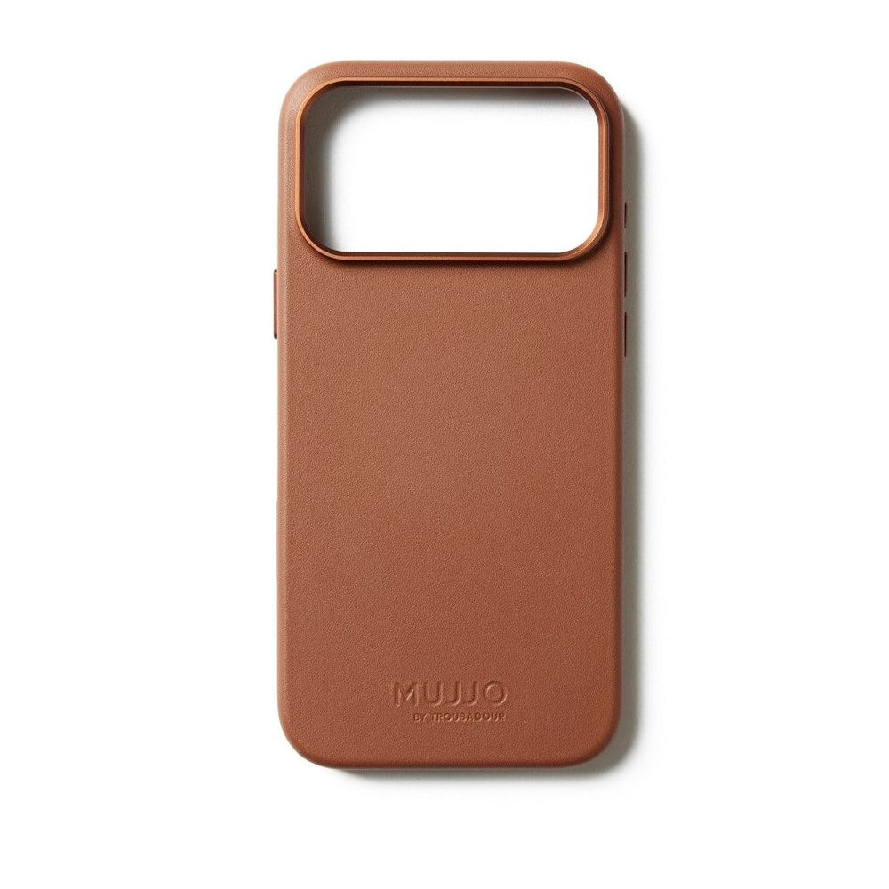 Mujjo iPhone 17 Pro Leather Case - MagSafe Kompatibel - Tan