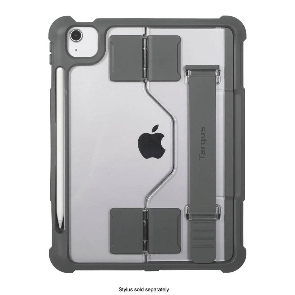 iPad Air 11" (2026 / 2025 / 2024) / iPad Air (2022 / 2020) / iPad Pro 11" (2022 / 2021 / 2020 / 2018) Targus Håndverksdeksel med Ståfunksjon & Beskyttelsesfilm - Grå / Gjennomsiktig