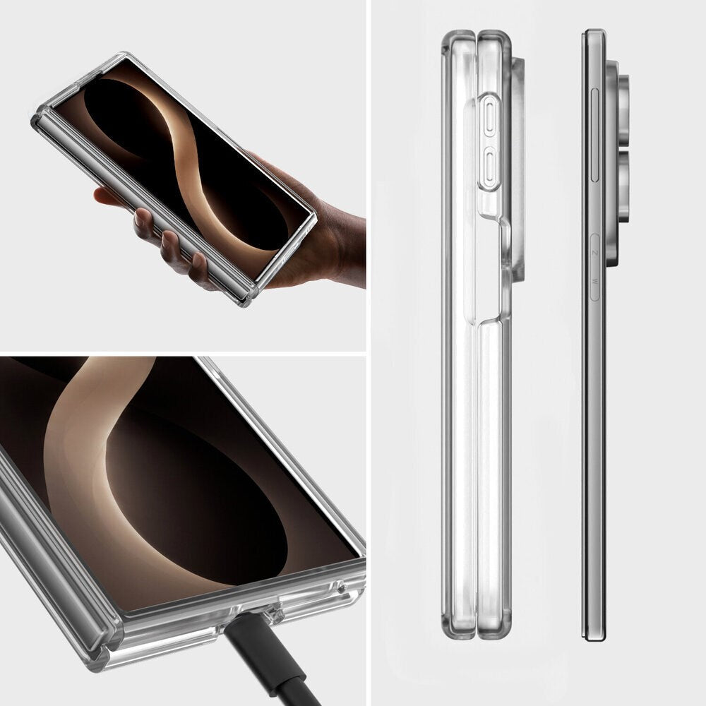 Samsung Galaxy Z Fold8 4Smarts 360° Protection Set m. Deksel & Skjermbeskyttelsesglass - Gjennomsiktig