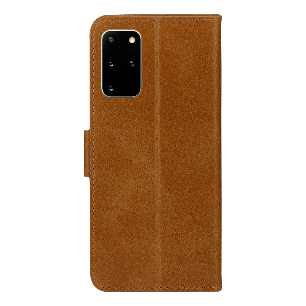 Samsung Galaxy S20+ (Plus) dbramante1928 Copenhagen Slim Ekte Skinn Flip Deksel m. Lommebok - Tan