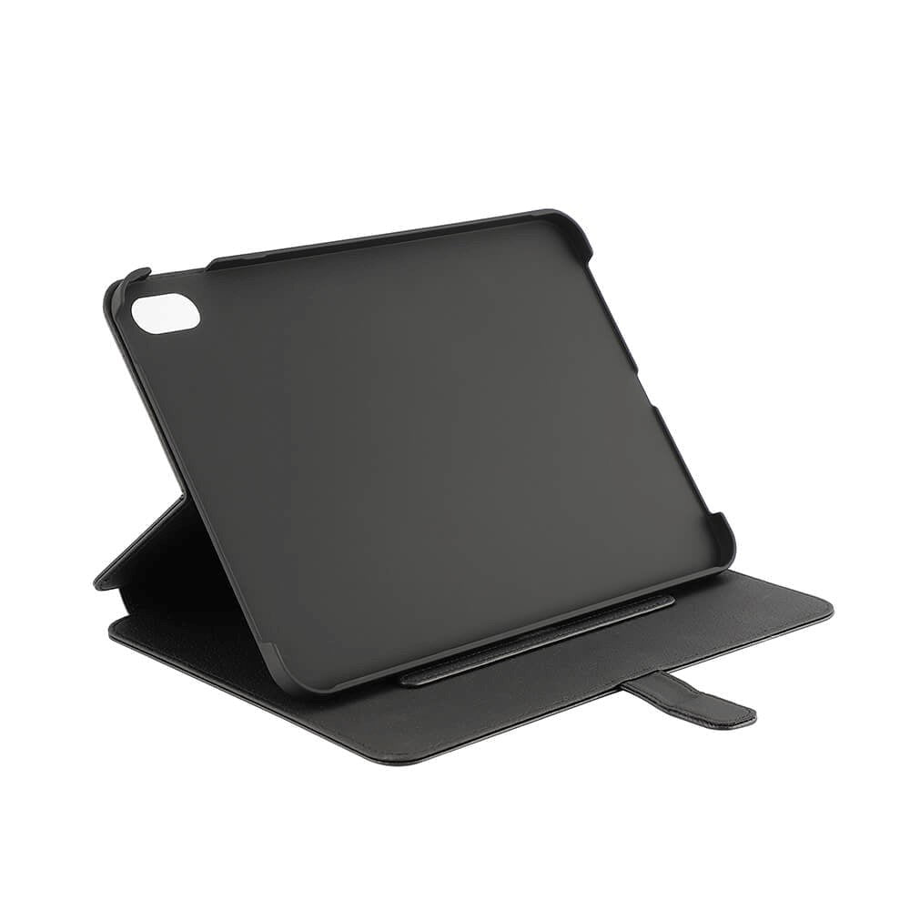 iPad 11" (2025) / iPad 10.9" (2024/2022) RadiCover - Flipdeksel i Vegansk Skinn med Lommebok - 55% Strålevern - Svart