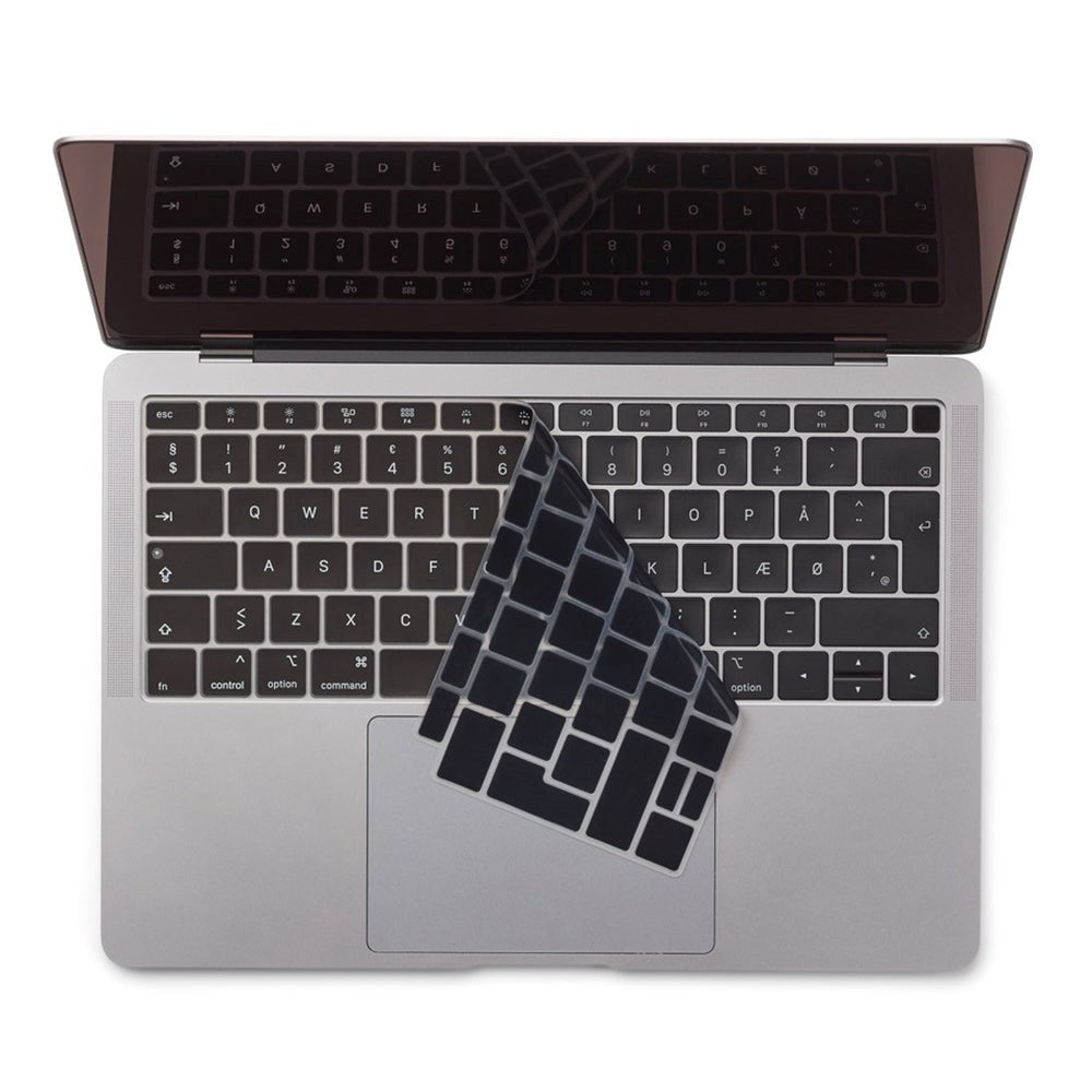 Philbert MacBook Air 13" (2018-2019) Keyboard Deksel m. Dansk Tastatur - Svart