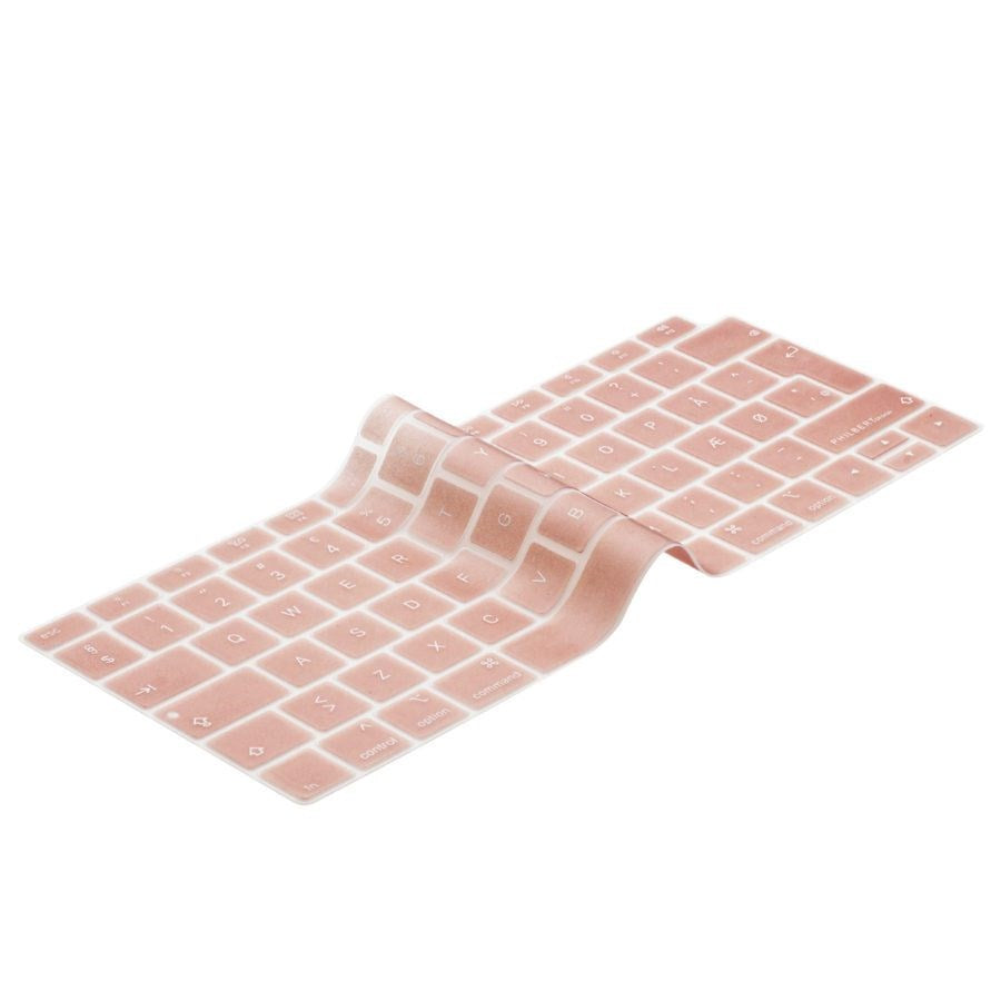 Philbert MacBook Air 13" (2018-2019) Keyboard Deksel m. Dansk Tastatur - Rosa