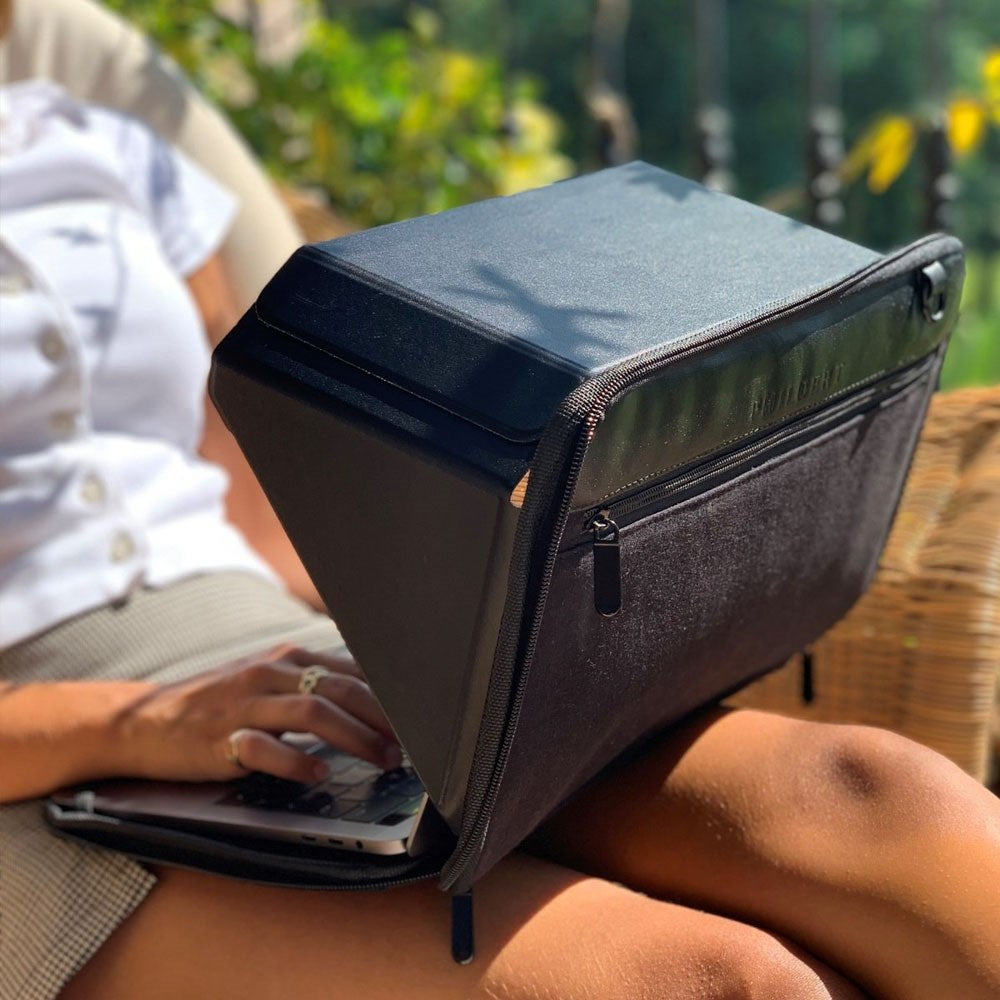 Philbert MacBook 15-16" Veske med Innebygd Sol / Privacy Beskyttelse – Svart