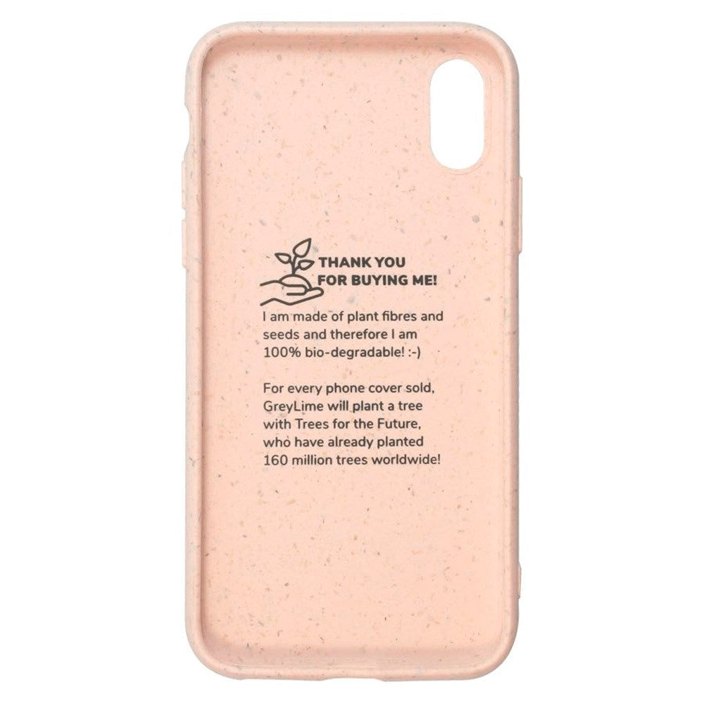 iPhone X / XS GreyLime 100% Plantebasert Deksel - Rosa - Kjøp et Deksel & Plant et Tre