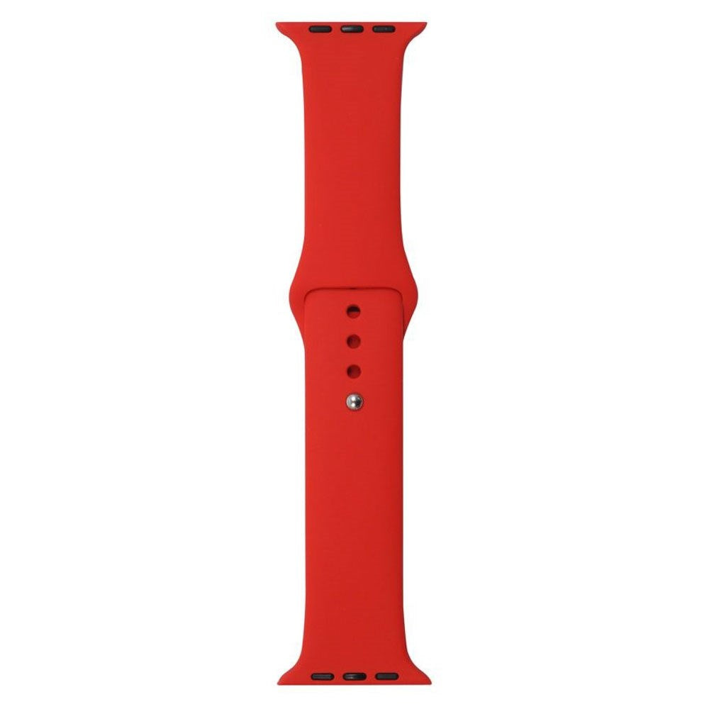 Apple Watch (38/40/SE/41/42 mm) Lippa Silikon Stropp – Rød
