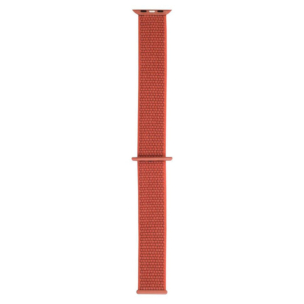Apple Watch (38/40/SE/41/42mm) Lippa Nylonstropp - Rustrød