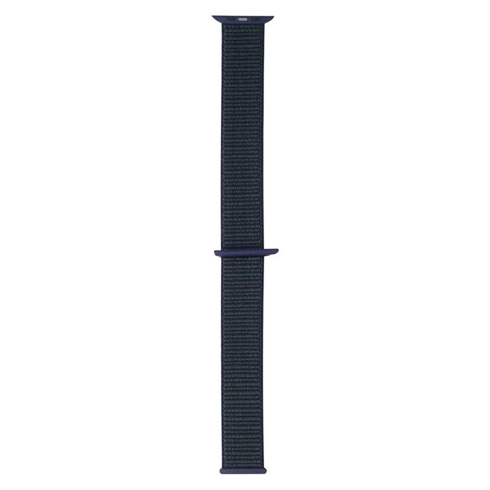 Apple Watch (42/44/SE/45/46/49mm) Lippa Nylonstropp - Mørk Blå