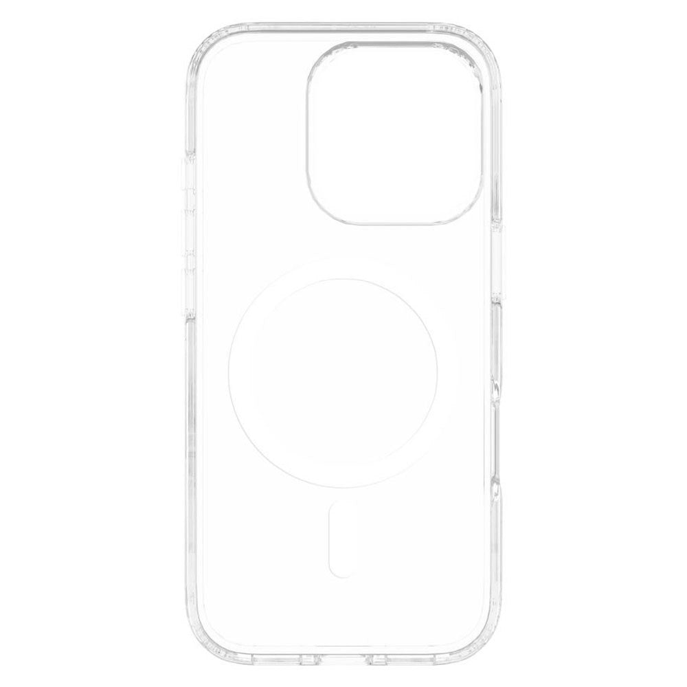 iPhone 16 Pro Lippa Hybrid Plast Deksel – MagSafe Kompatibelt – Gjennomsiktig / Hvit