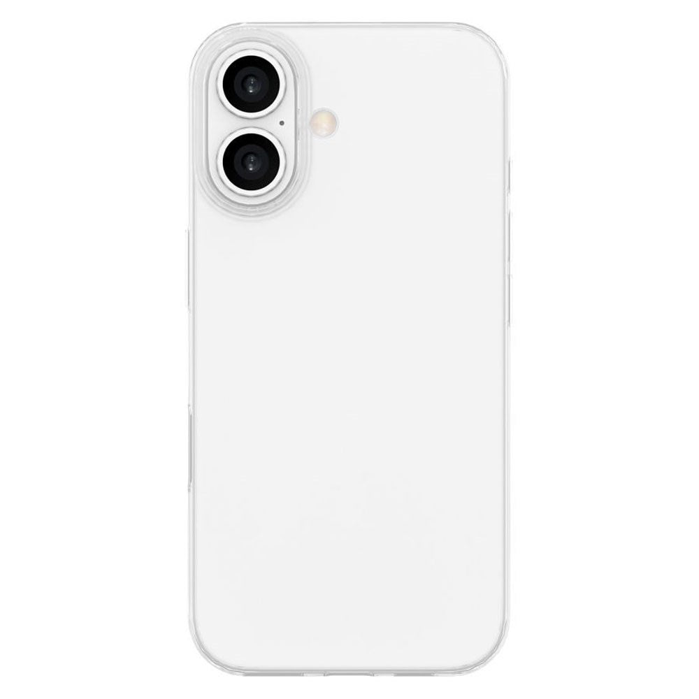 iPhone 16 Lippa Slim Fleksibelt Plast Deksel – Gjennomsiktig