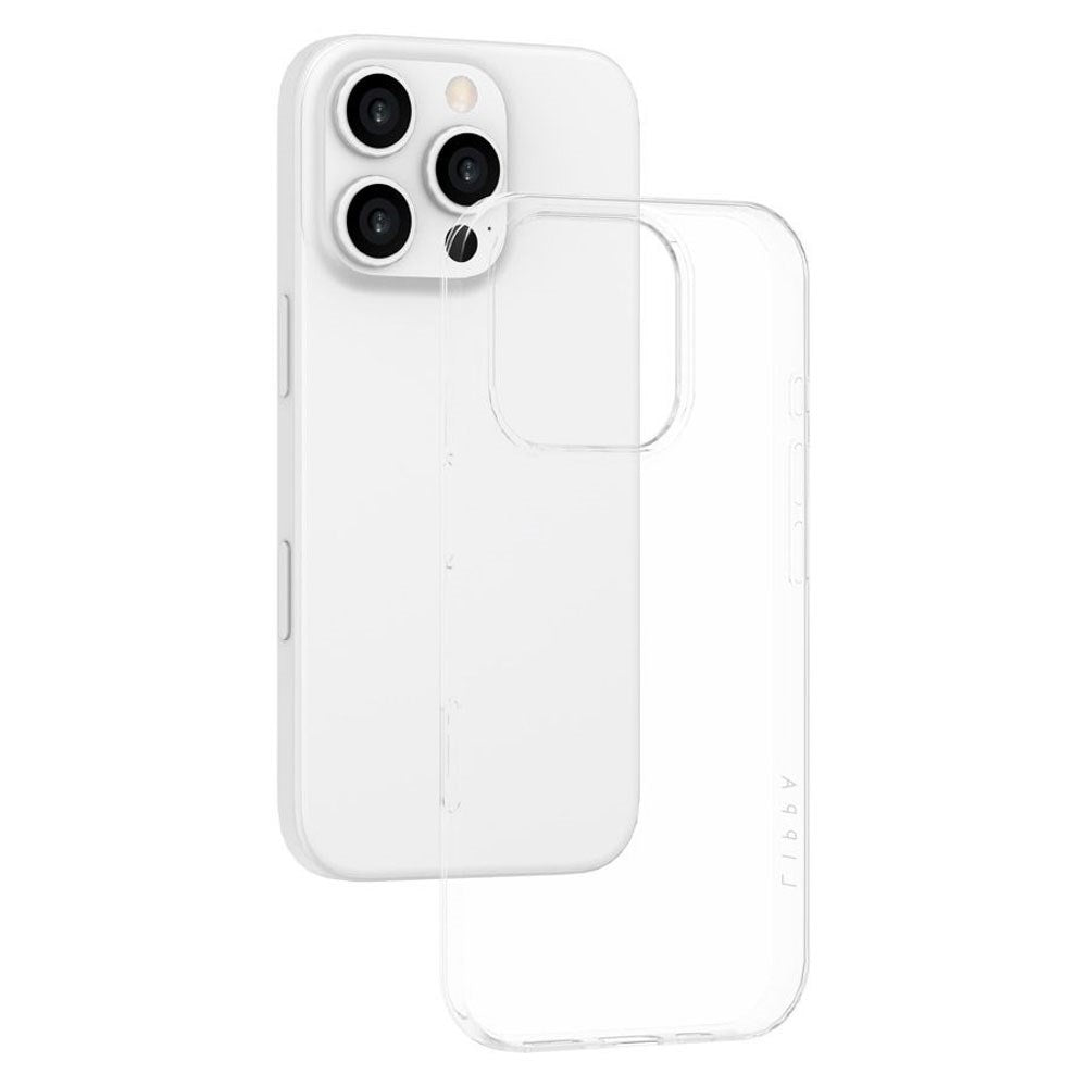 iPhone 16 Pro Lippa Slim Fleksibelt Plast Deksel – Gjennomsiktig
