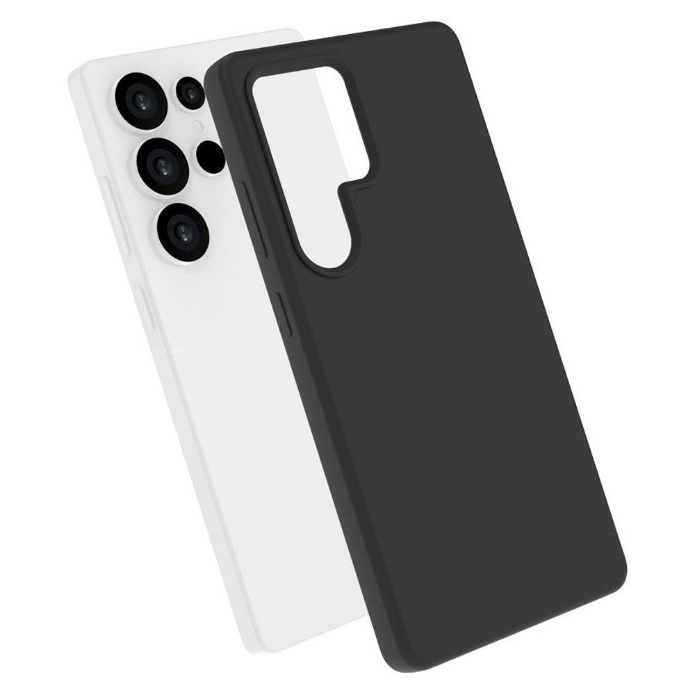 Samsung Galaxy S25 Ultra Lippa Silikon Deksel - Svart