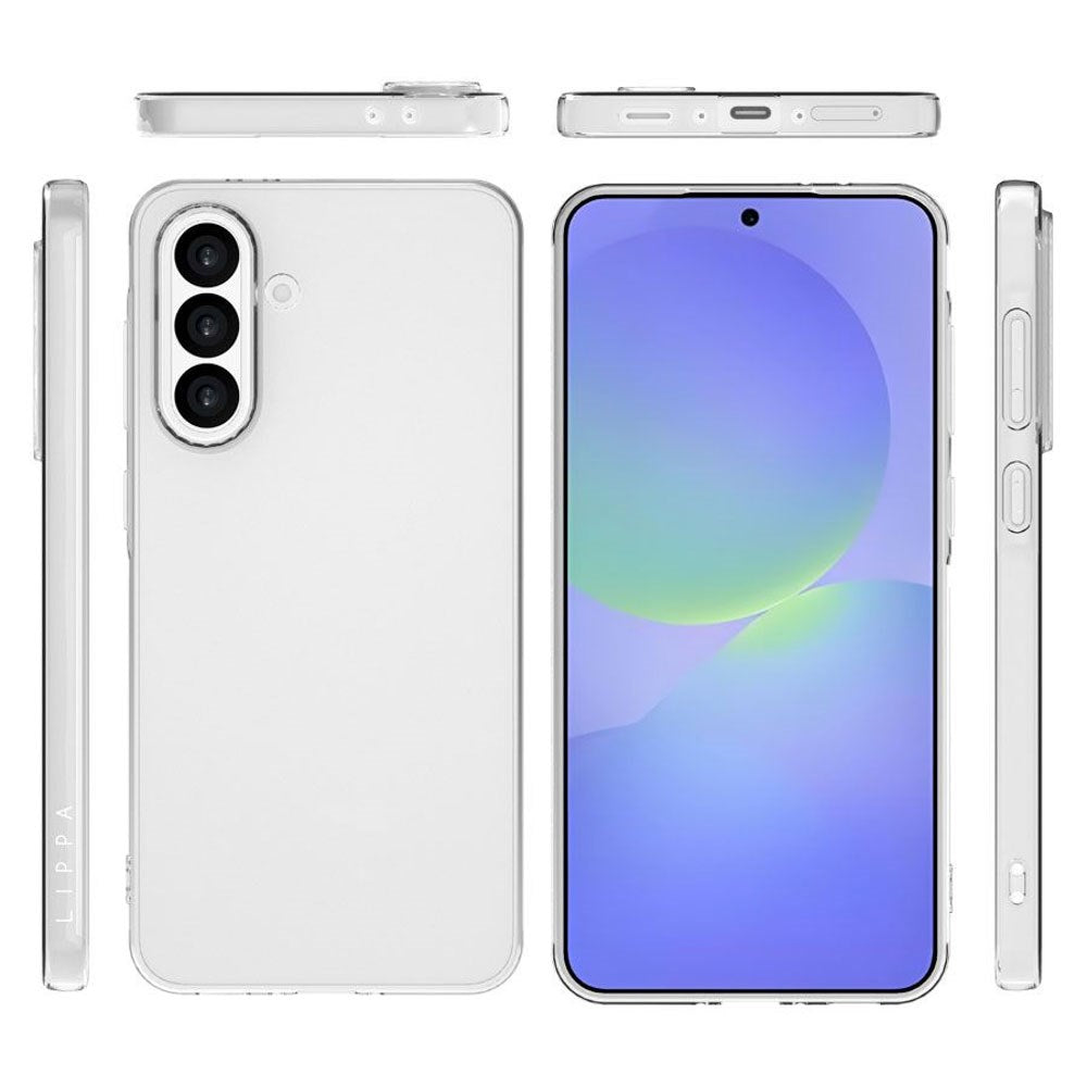 Samsung Galaxy A36 Lippa Fleksibelt Plast Deksel - Gjennomsiktig