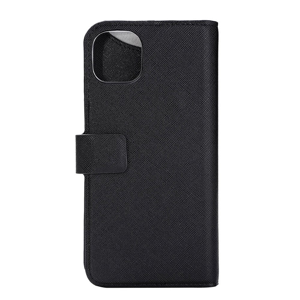 Onsala iPhone 14 Plus ONSALA Fashion Collection PU Skinn Flipdeksel med Magnet & Lommebok - Midnight Black