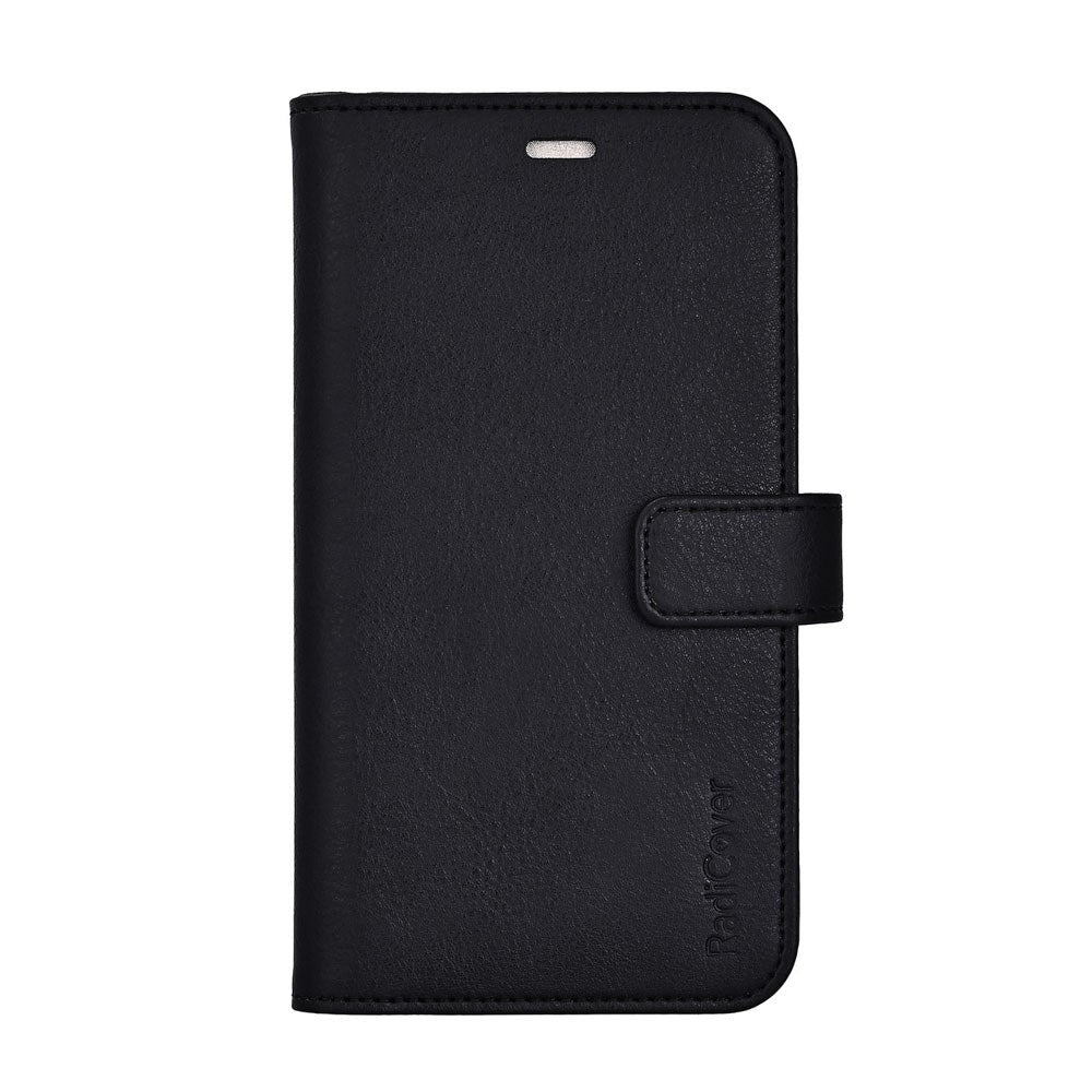 RadiCover iPhone 17 Pro Anti Stråling Kunstskinn Flip Deksel med Lommebok - Svart