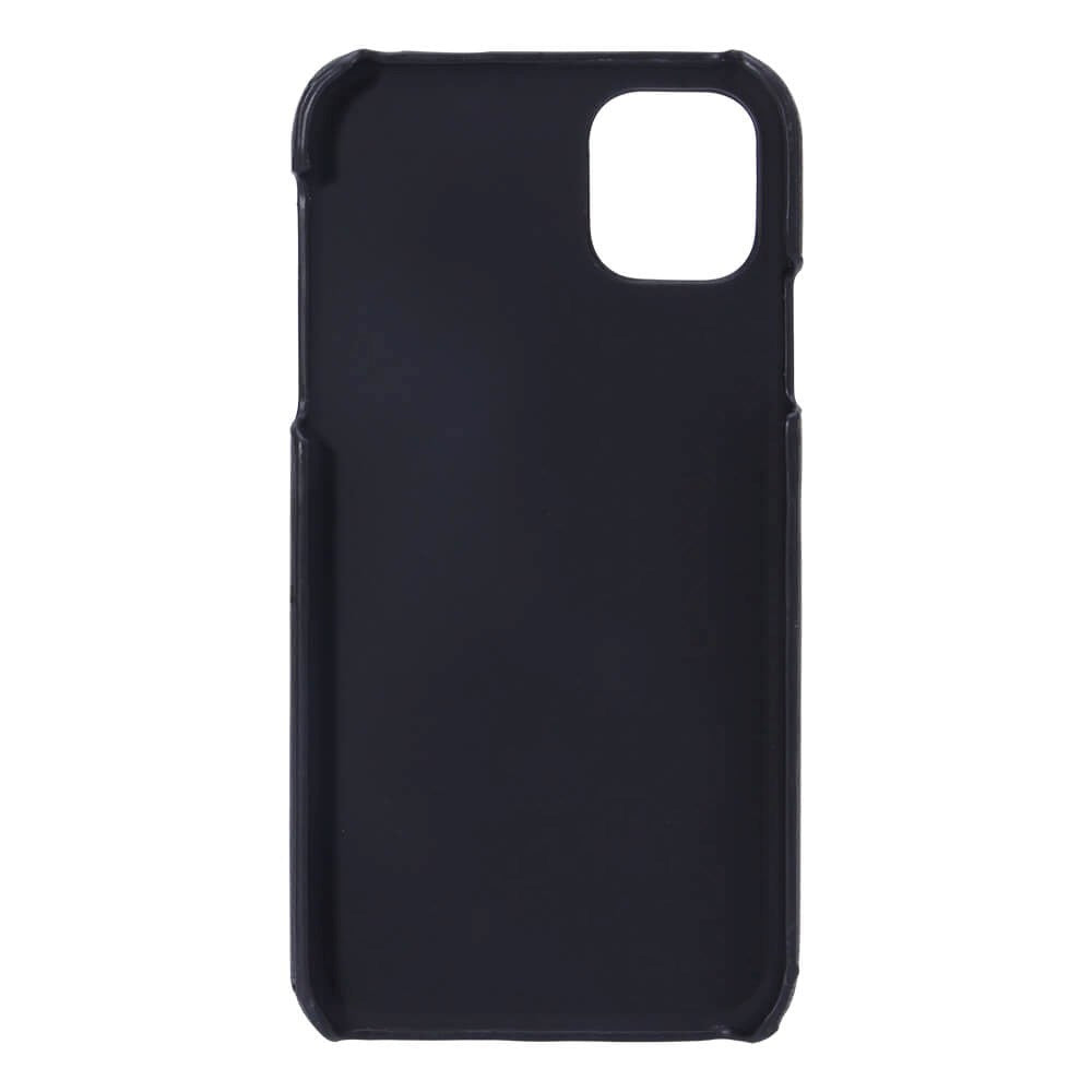 iPhone 11 Onsala Kunstskinn Deksel med Kortlomme - Svart