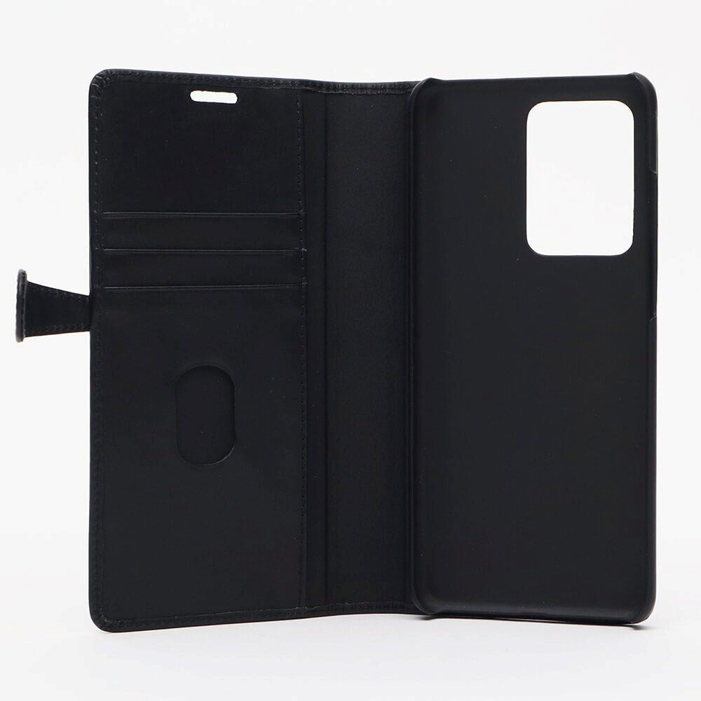 Samsung Galaxy S20 Ultra Buffalo 2-i-1 Ekte Skinn Flip Deksel - Svart
