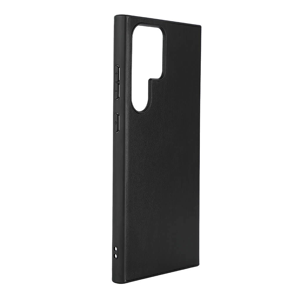 Samsung Galaxy S23 Ultra Buffalo Ekte Skinn Deksel - Svart