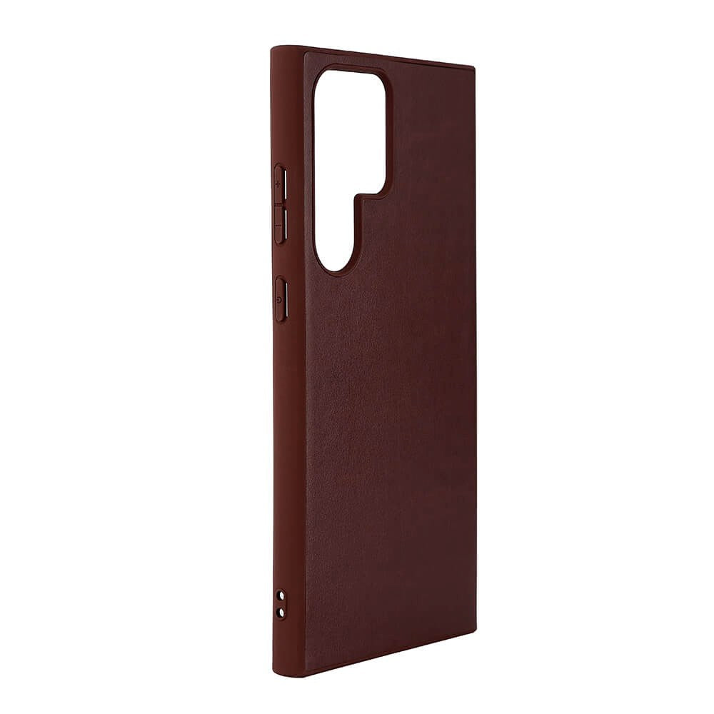 Samsung Galaxy S23 Ultra Buffalo Ekte Skinn Deksel - Brun