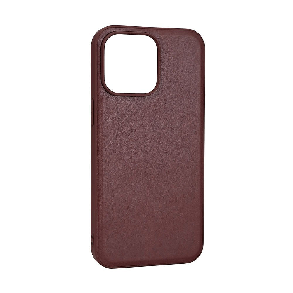 iPhone 15 Pro Max Buffalo Ekte Skinn Deksel - MagSafe Kompatibel - Brun