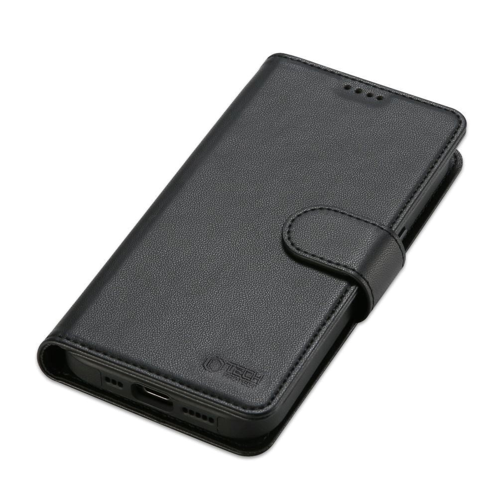 iPhone 16 Tech-Protect Lommebok Flip Deksel med Magnet - MagSafe Kompatibel - Svart