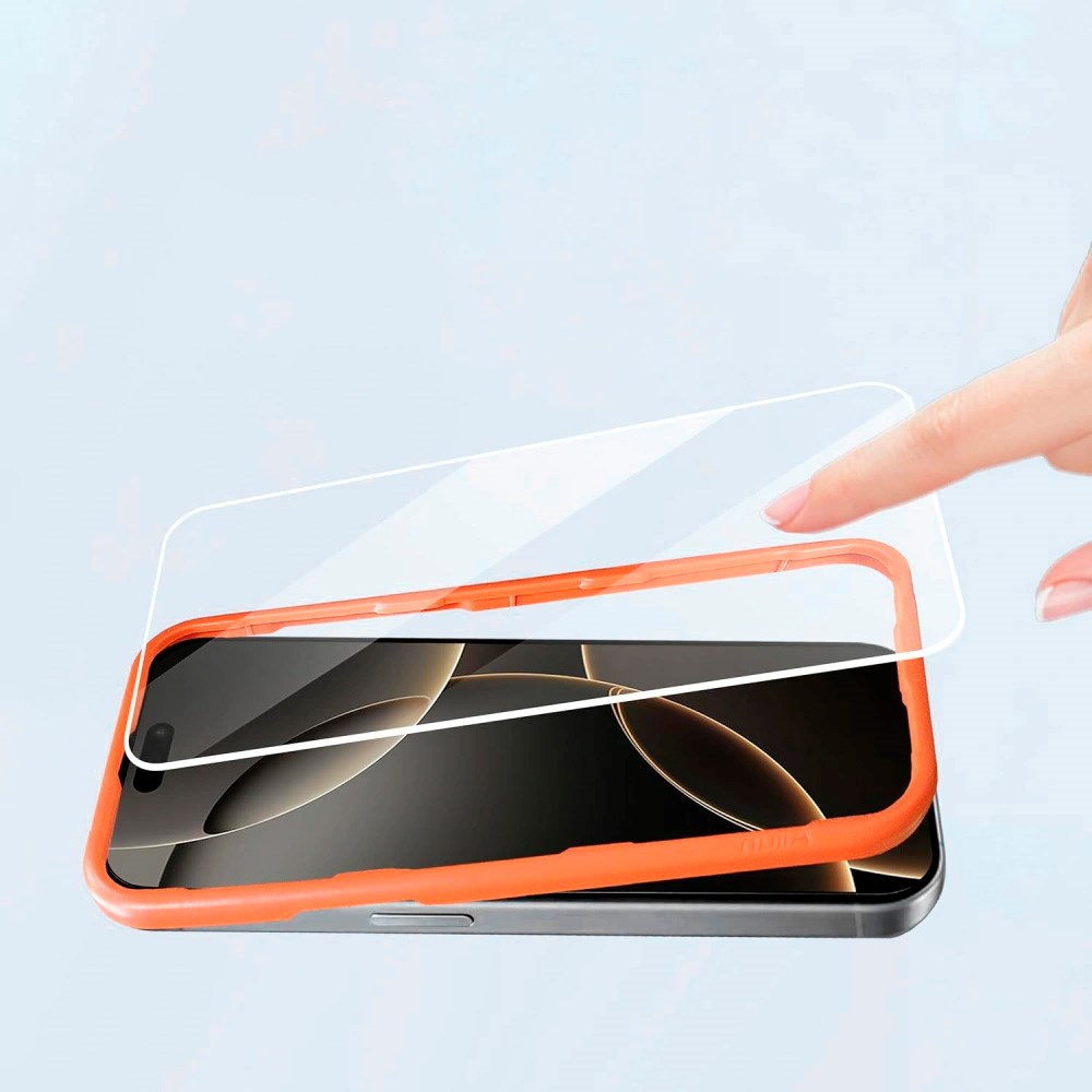 iPhone 17 Tech-Protect Easy Set+ Beskyttelsessett m. Skjermbeskyttelsesglass & Kameralinsebeskyttelsesglass - Gjennomsiktig