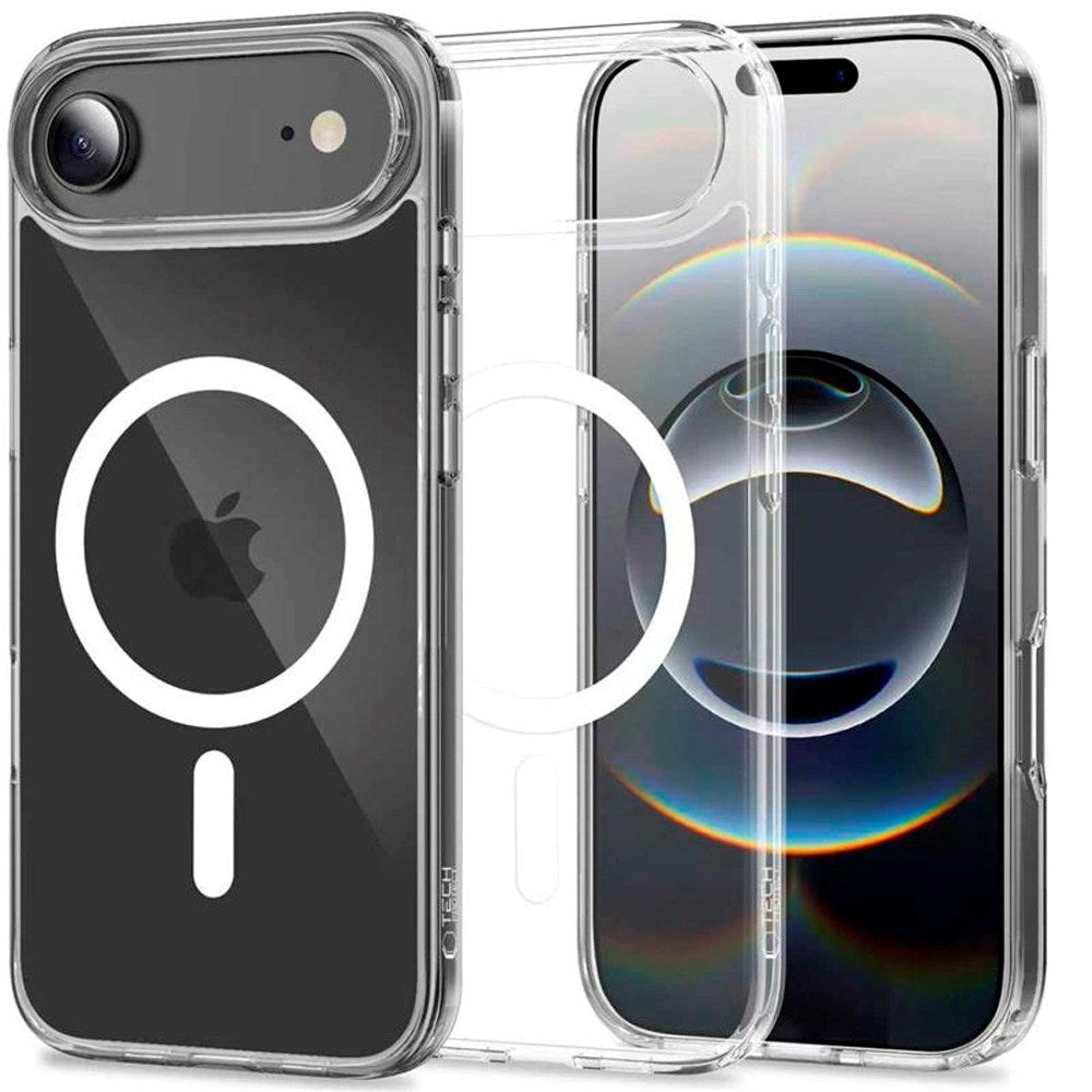 iPhone Air Tech-Protect Flexair Hybrid Deksel - MagSafe Kompatibel - Gjennomsiktig