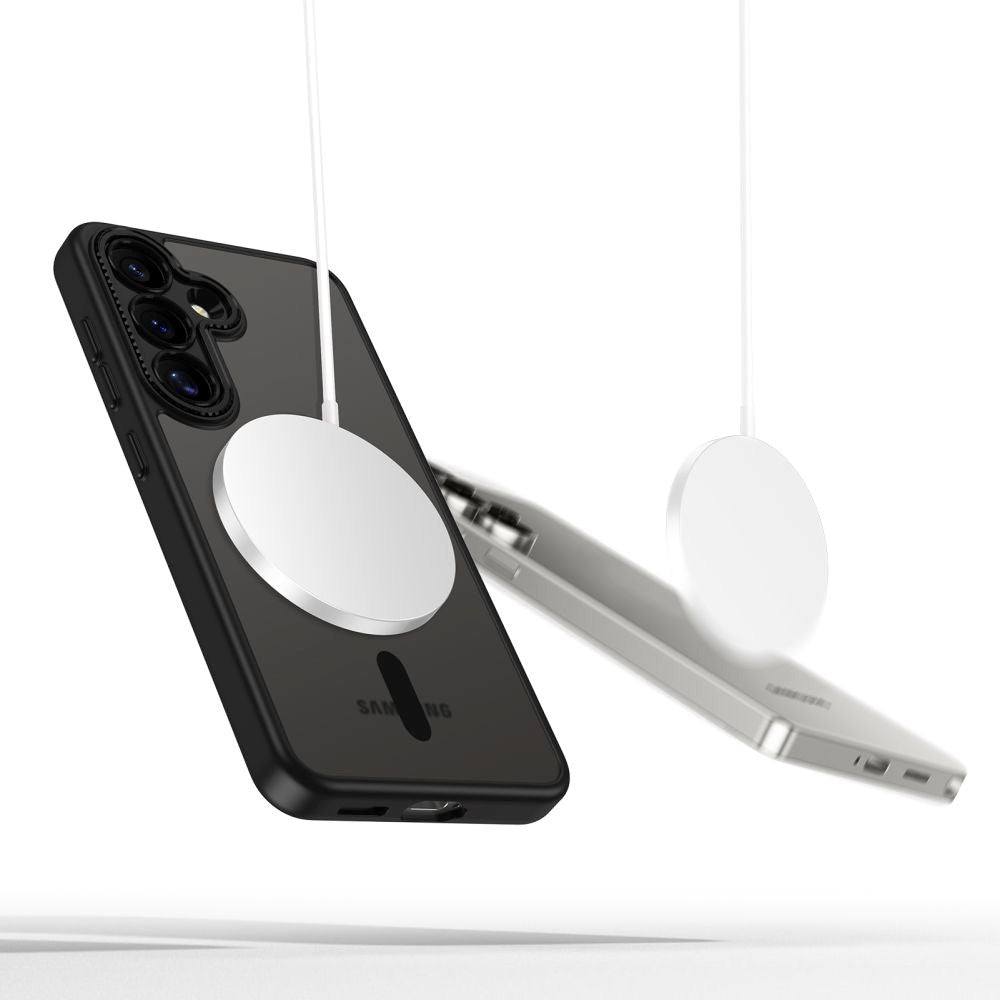 Samsung Galaxy S25 Tech-Protect MagCam Deksel - MagSafe Kompatibel - Matt Svart