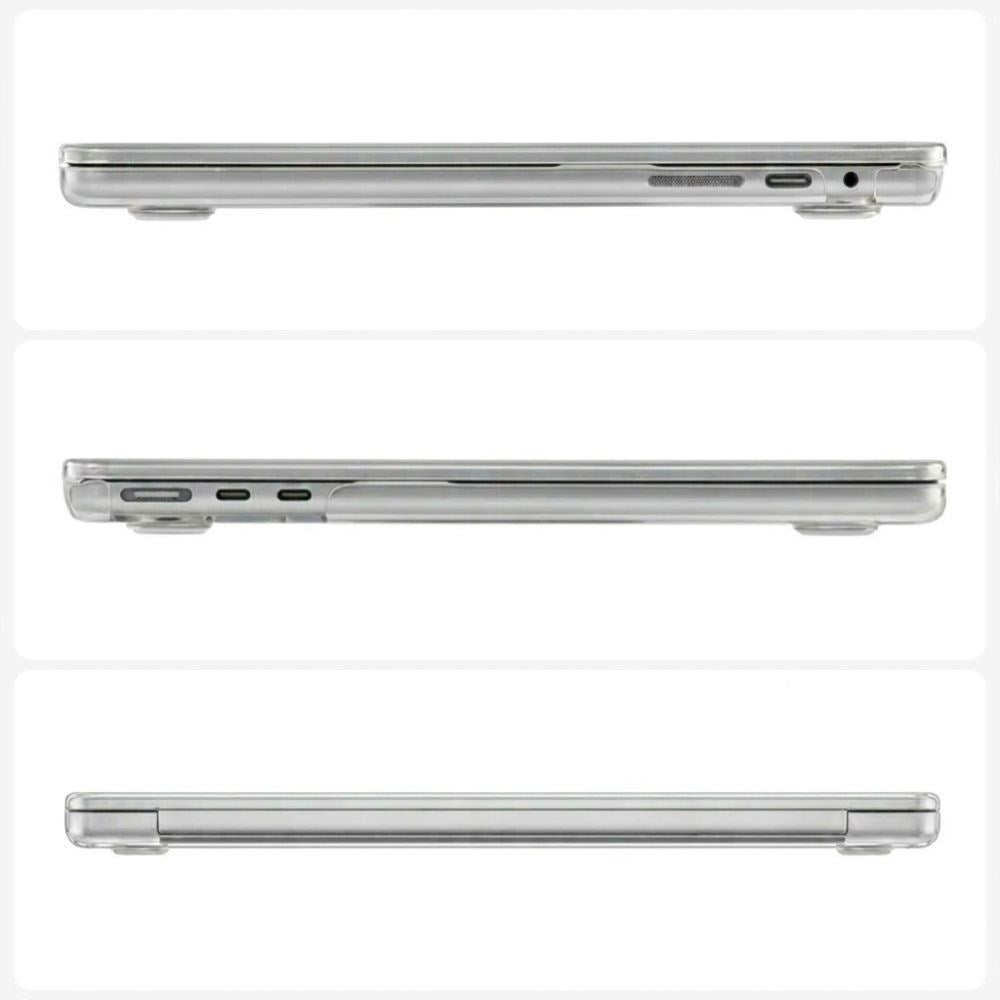 MacBook Pro 16 M5/M4/M3/M2/M1 (2026-2021) Tech-Protect Softshell Deksel - Gjennomsiktig