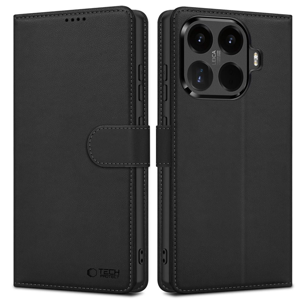 Xiaomi 17T Pro Tech-Protect Flip Deksel med Lommebok - Svart