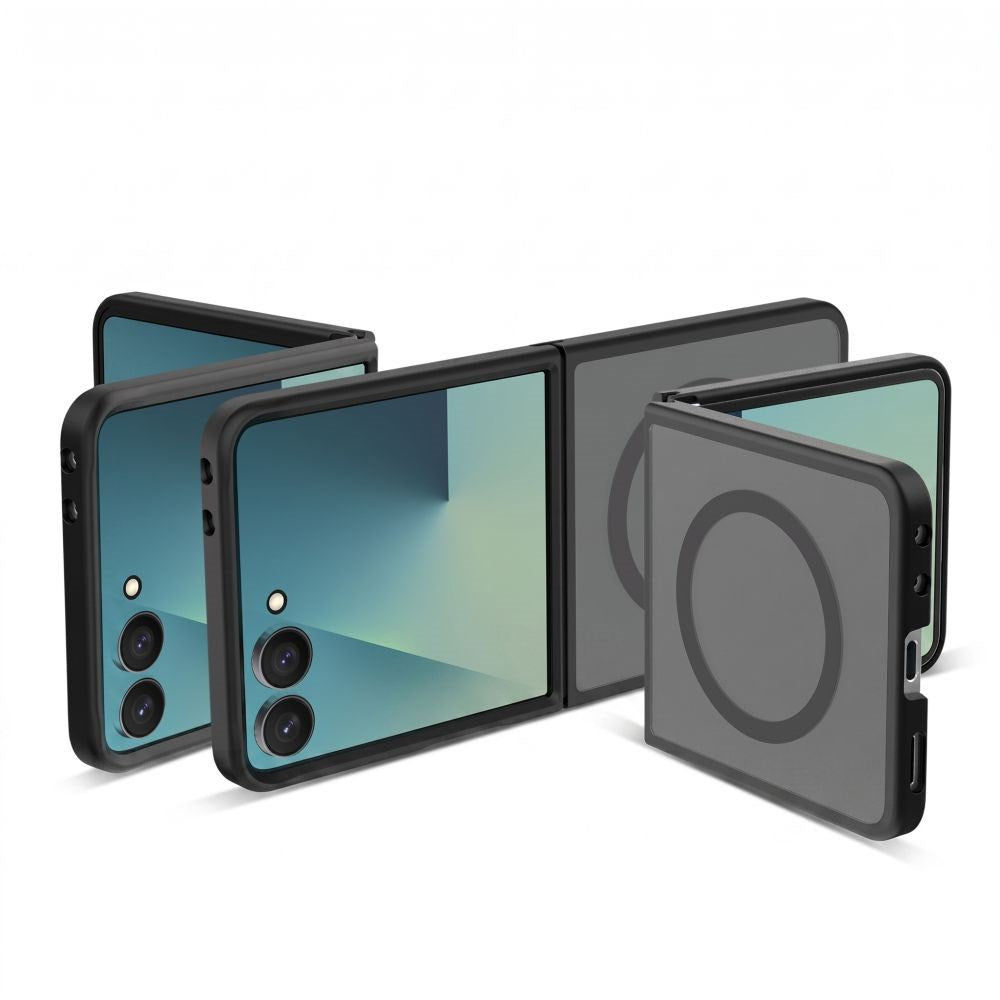 Samsung Galaxy Z Flip8 Tech-Protect MagMat Deksel - MagSafe Kompatibel - Matt Svart