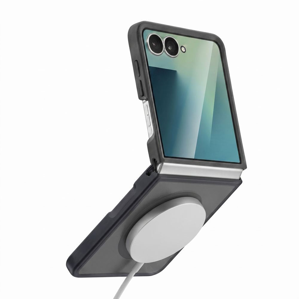 Samsung Galaxy Z Flip8 Tech-Protect MagMat Deksel - MagSafe Kompatibel - Matt Svart