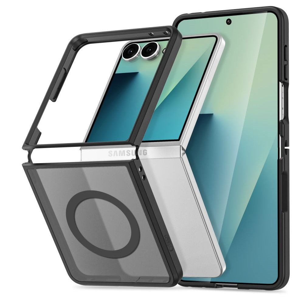 Samsung Galaxy Z Flip8 Tech-Protect MagMat Deksel - MagSafe Kompatibel - Matt Svart