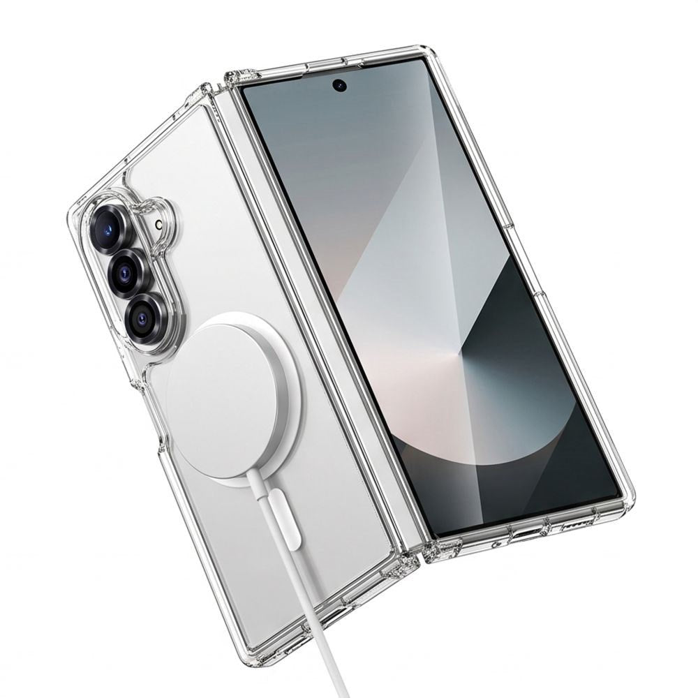 Samsung Galaxy Z Fold8 Ultra Tech-Protect Flexair Hybrid Deksel - MagSafe Kompatibel - Gjennomsiktig