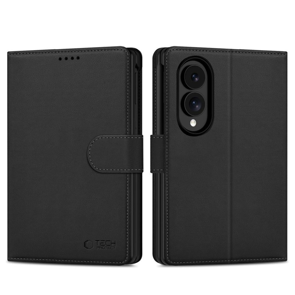 Samsung Galaxy Z Fold8 Tech-Protect Wallet Flip Deksel - Svart