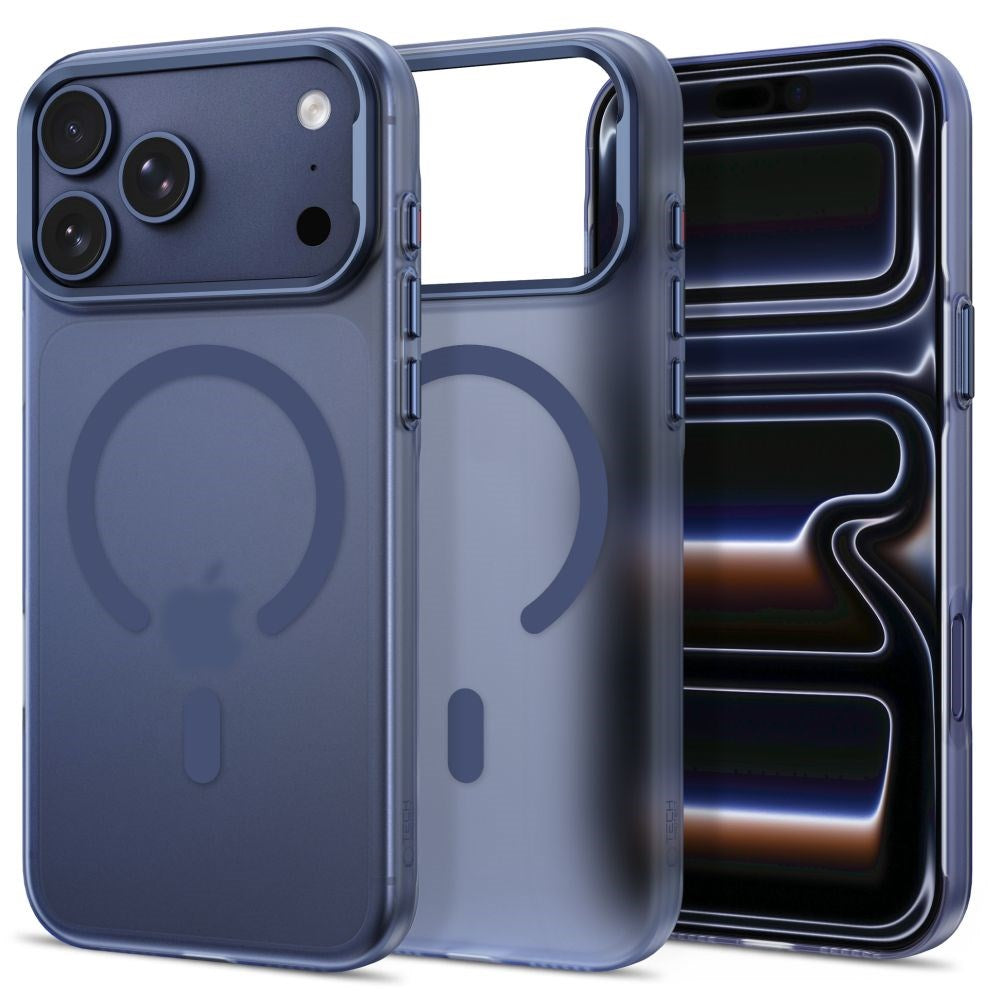 iPhone 18 Pro Max / 17 Pro Max Tech-Protect MagZero Deksel - MagSafe Kompatibel - Matte Deep Blue