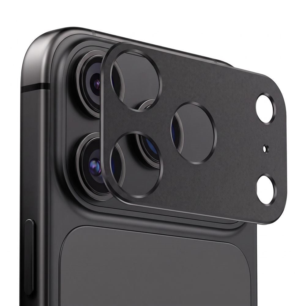 iPhone 18 Pro Tech-Protect CamAlloy Fit+ Kameralinsebeskyttelsesdeksel - Svart