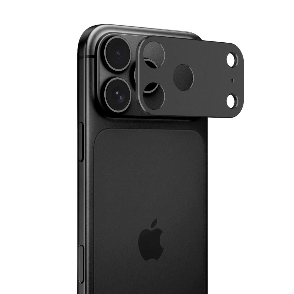iPhone 18 Pro Max Tech-Protect CamAlloy Fit+ Kameralinsebeskyttelsesdeksel - Svart
