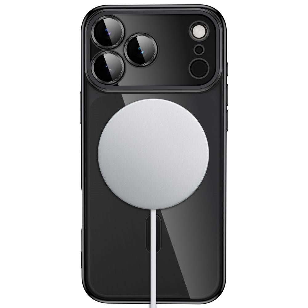 iPhone 18 Pro / 17 Pro Tech-Protect MagFlex Deksel - MagSafe Kompatibel - Svart / Gjennomsiktig
