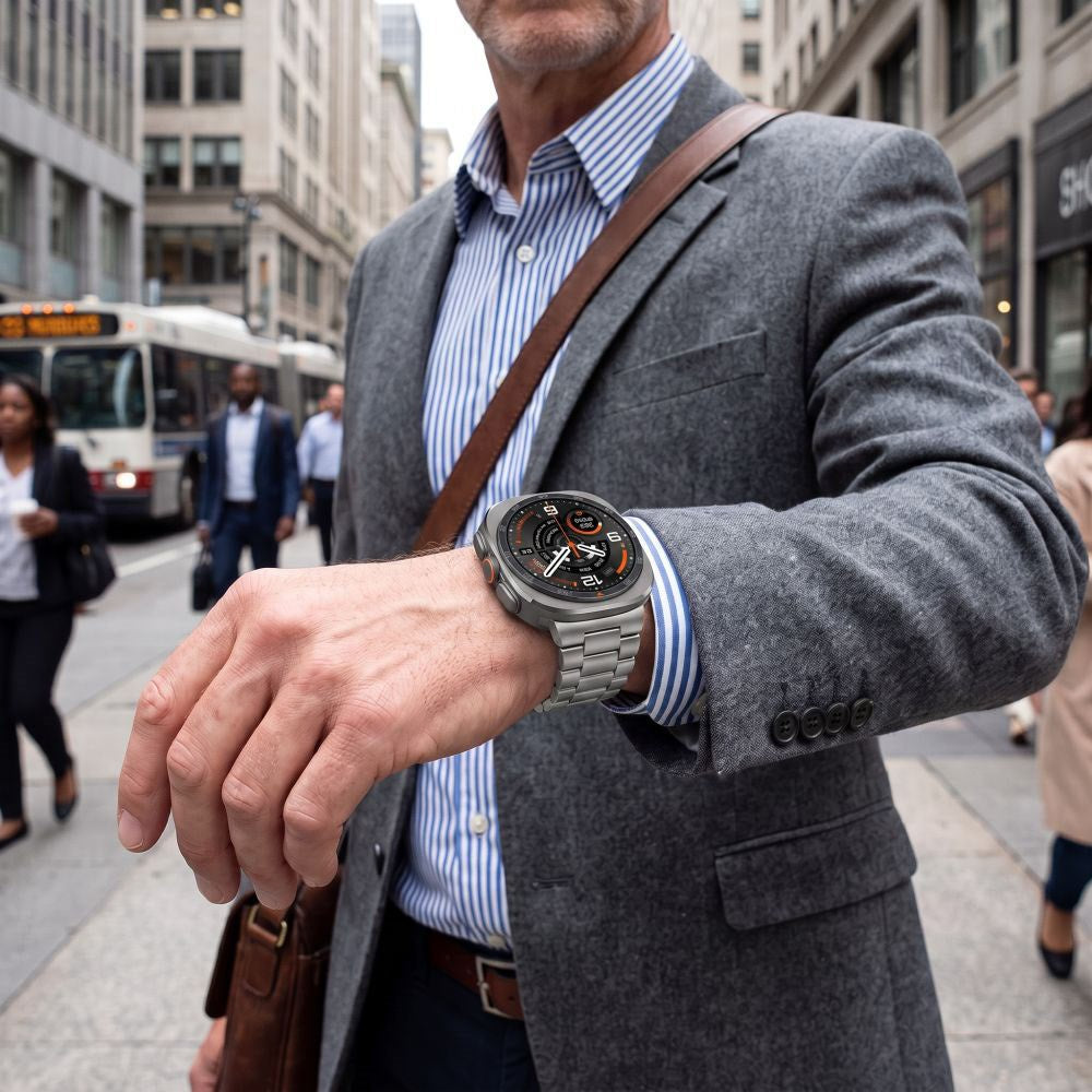 Samsung Galaxy Watch Ultra 2 / Ultra (47mm) Tech-Protect Stainless Steel Klokkereim - Sølv